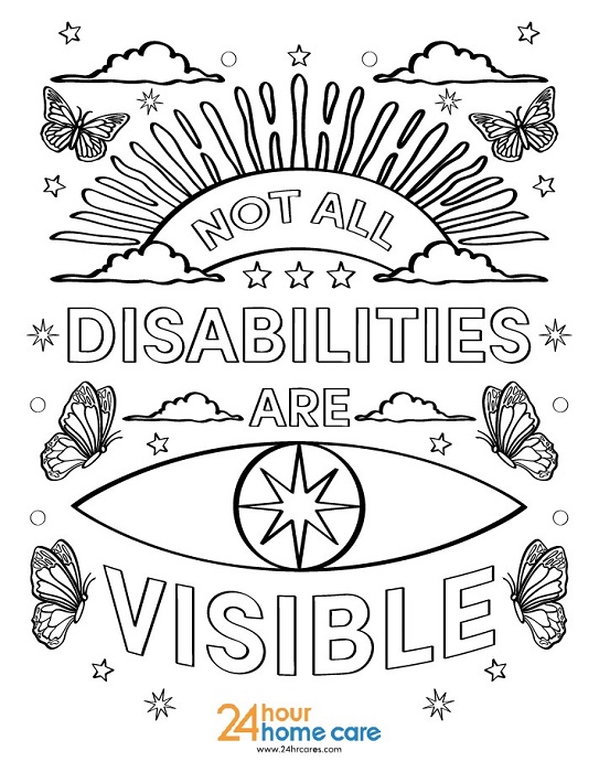 Disability Coloring Pages [2025]