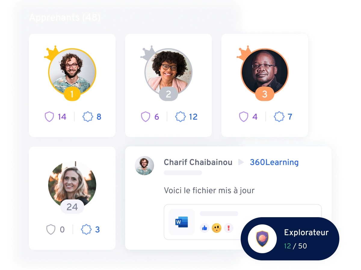 Leaderboard et Gamification | 360Learning