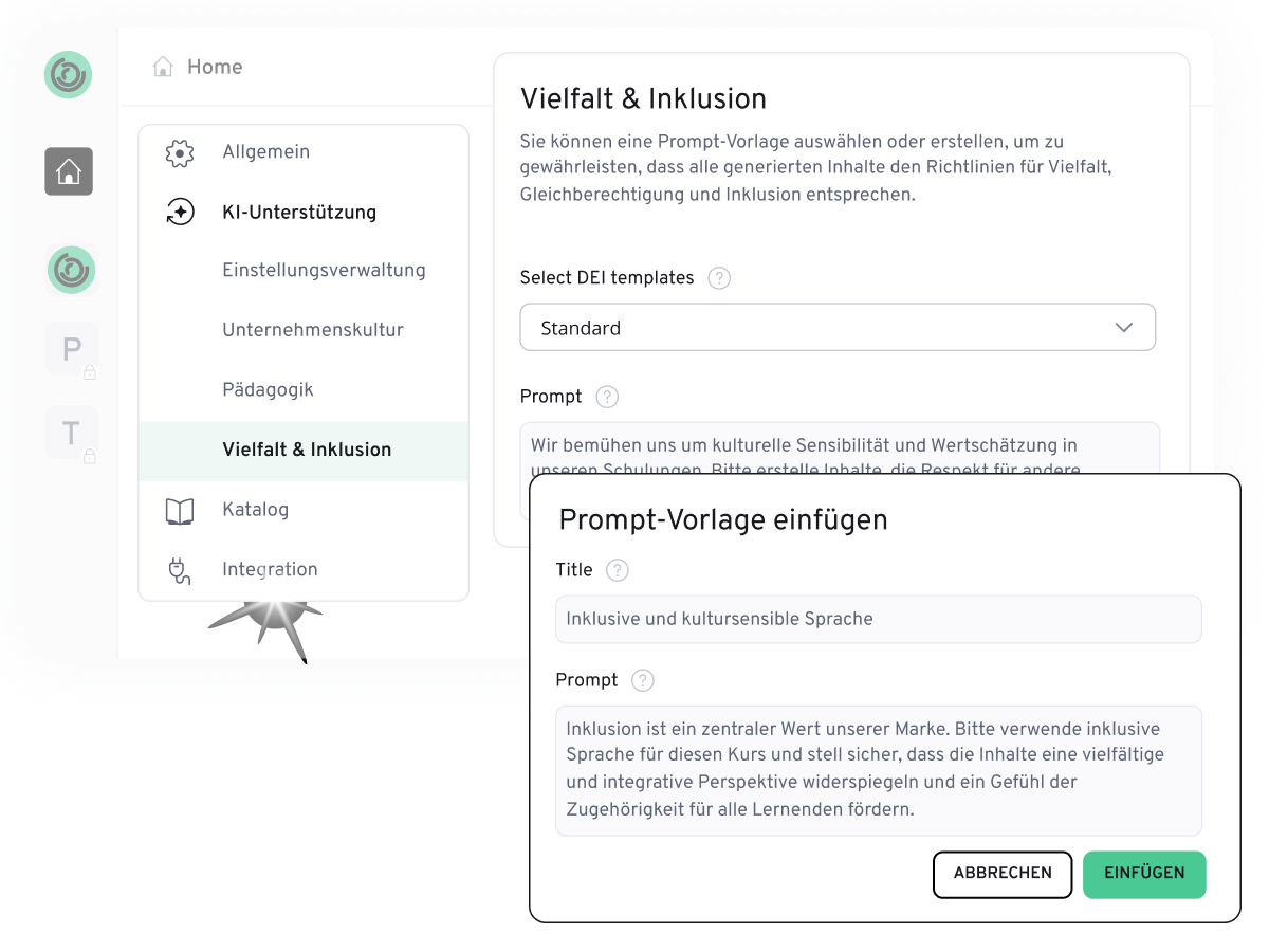 Prompt Lernplattform 360Learning