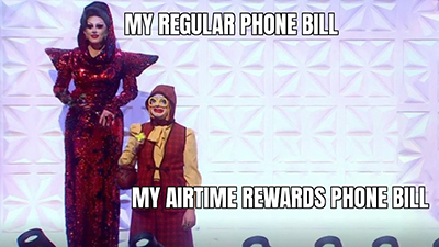 Small phone bill