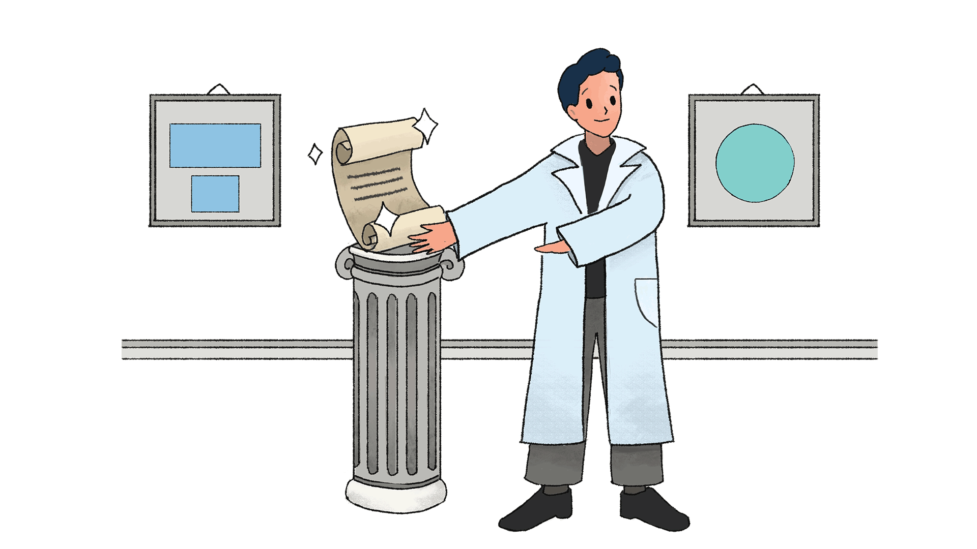 an aje academic editor providing proofreading services to a research manuscript
