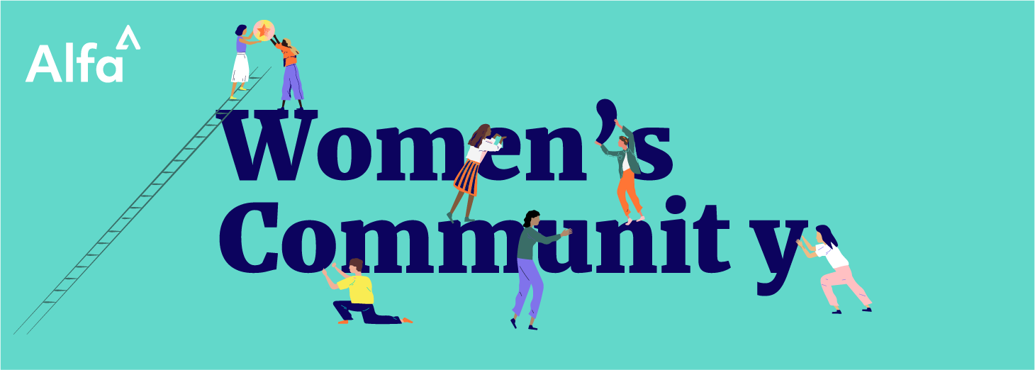 Alfa's Women's Community banner