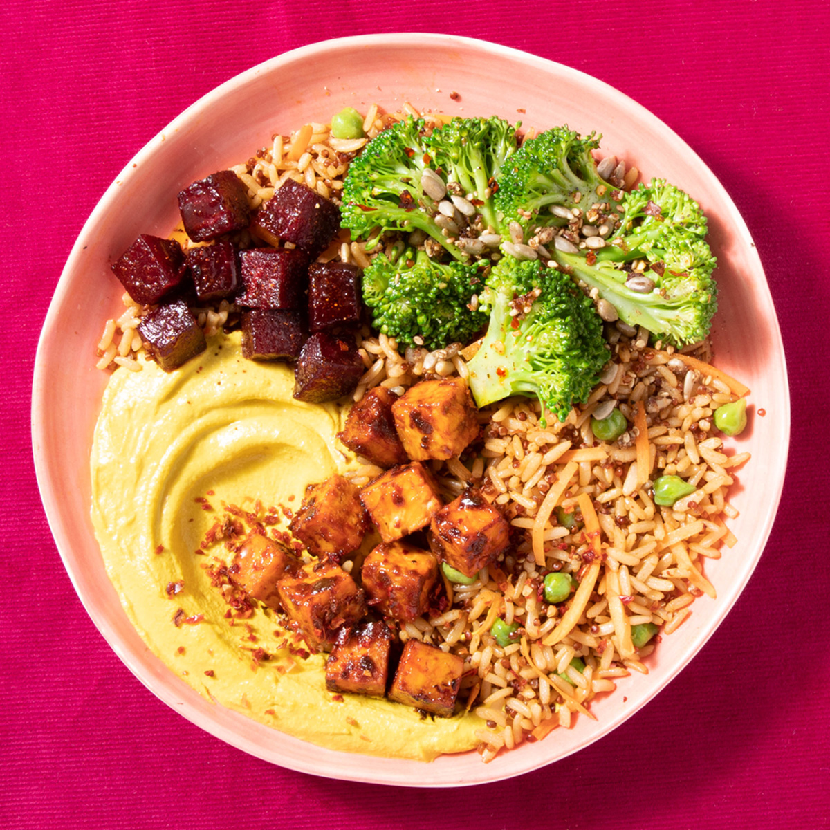 Rainbow Protein Buddha Bowl