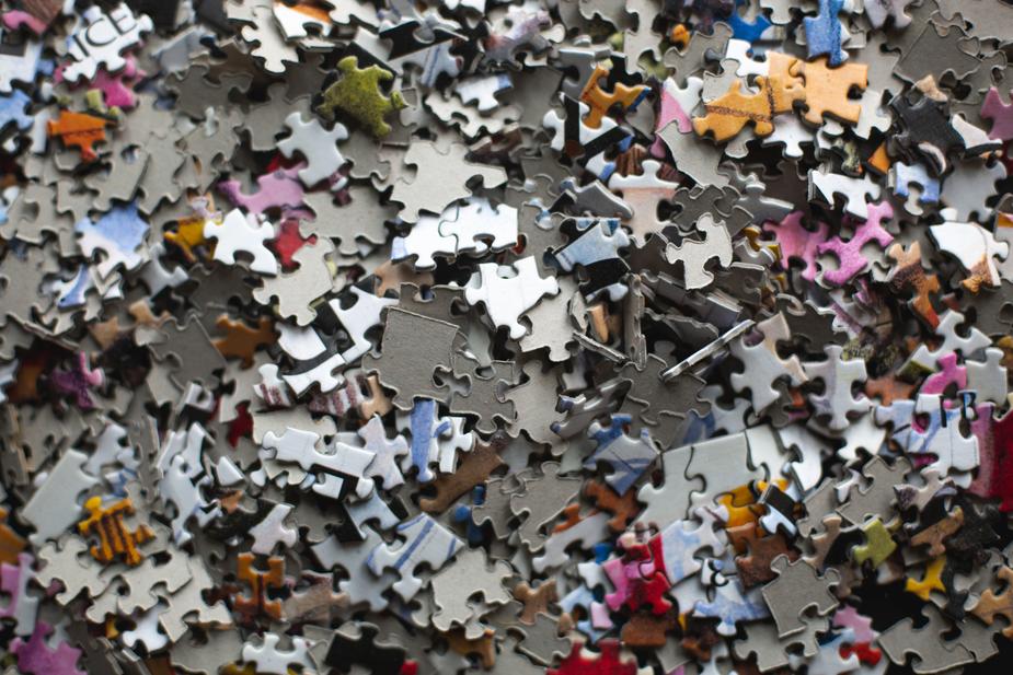 pile of puzzle pieces