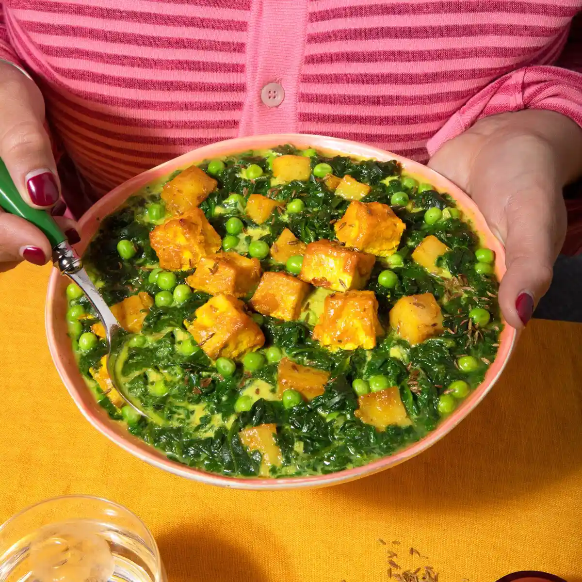 allplants tofu saag paneer vegan microwave meal