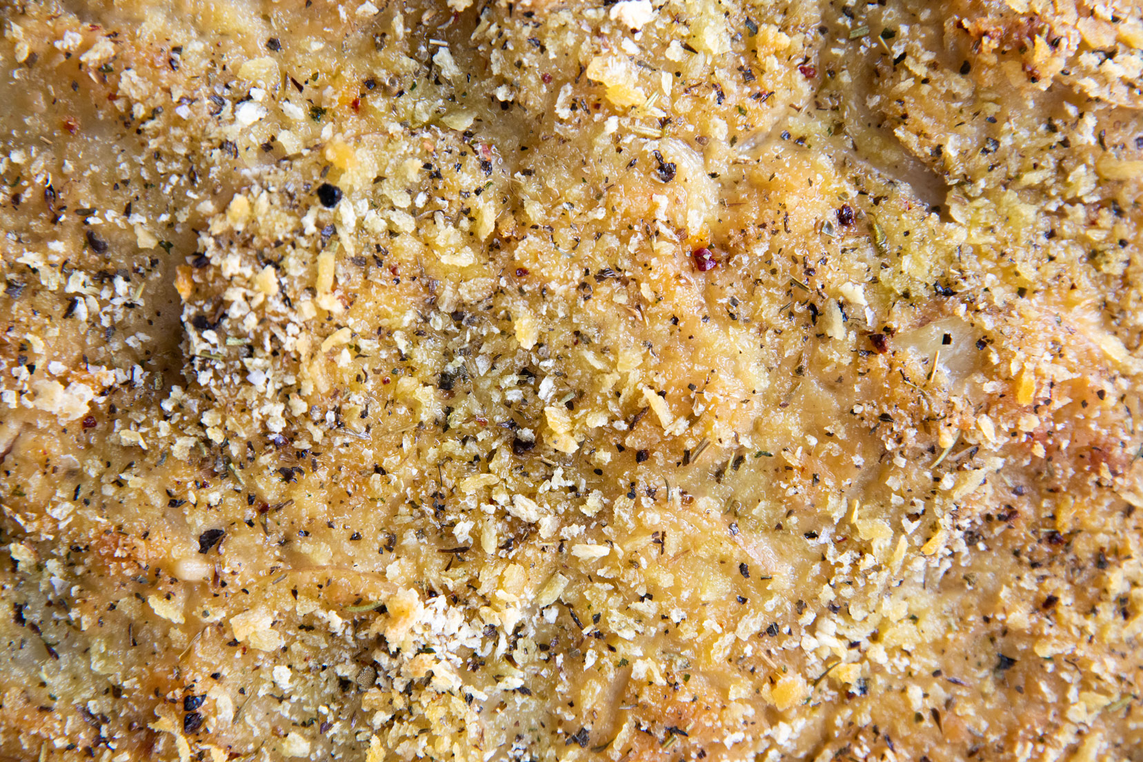 close up of a vegan potato gratin