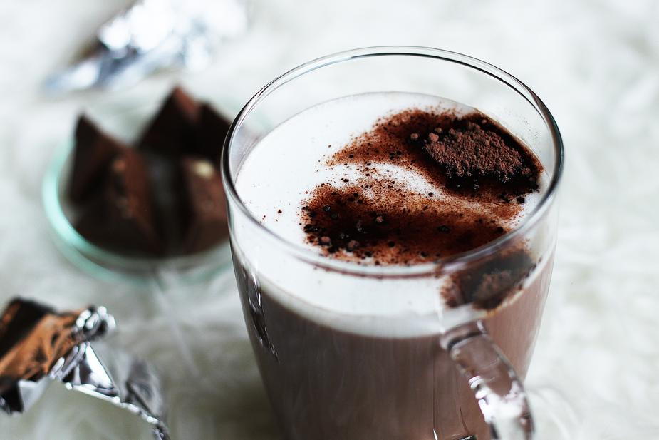 close up of a hot chocolate