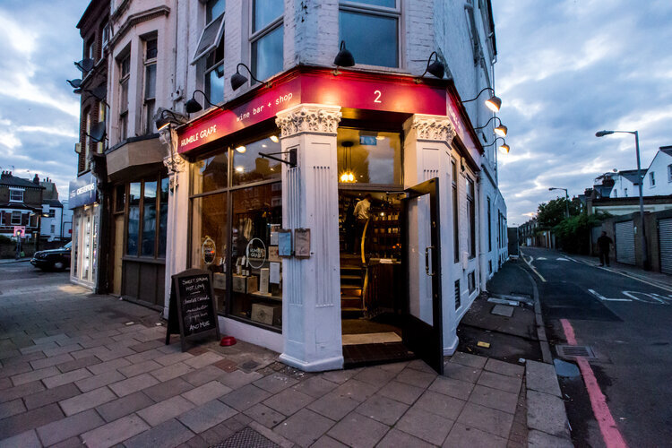 exterior view of humble grape in battersea