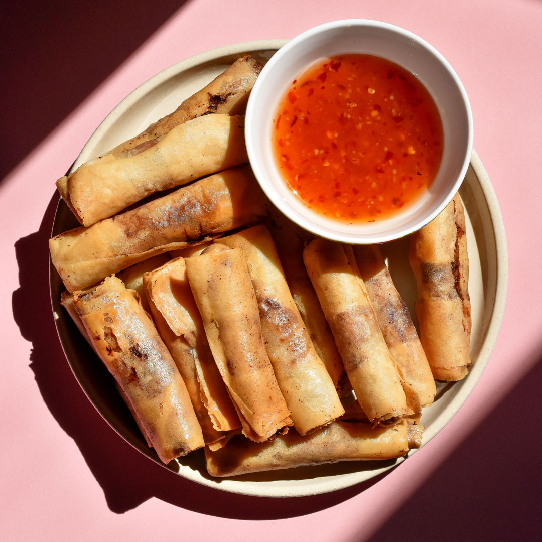 Easy Vegan Filipino Spring Rolls (Lumpiang Shanghai)