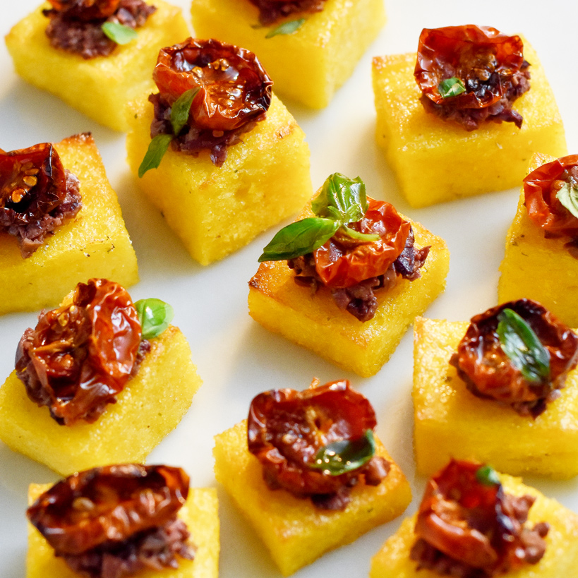 crispy polenta bites