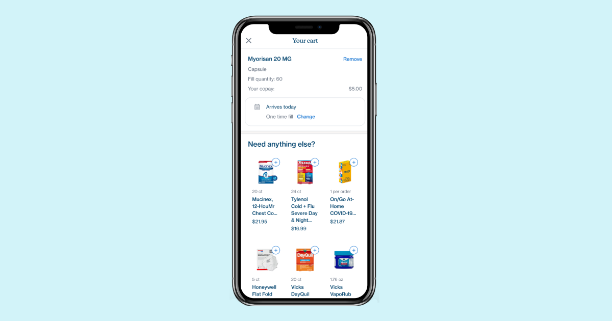 Alto over-the-counter medication app feature