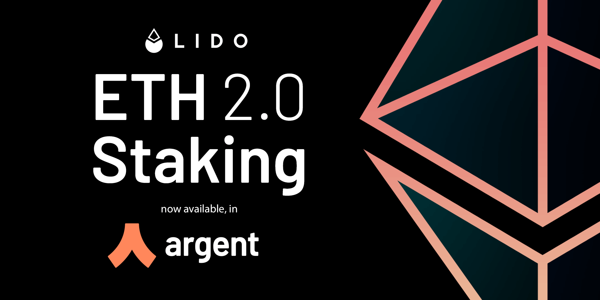 ETH 2.0 Staking now available, in Argent