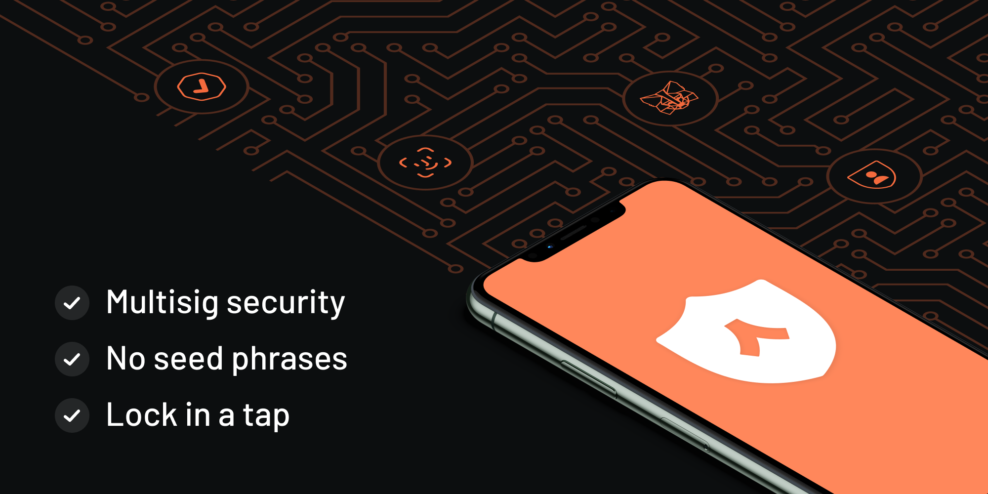 Argent offers multisig security, no seed phrases and lock in a tap