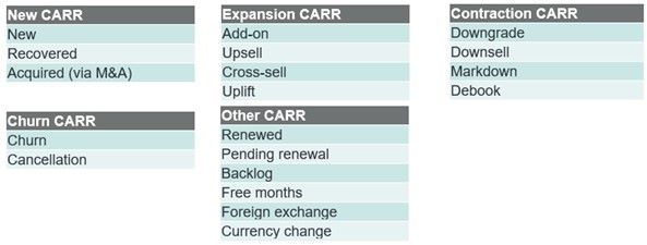 Baker Tilly Digital's SaaS Intelligence contextualized categories of recurring revenue 