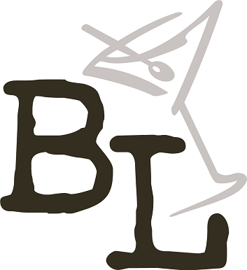 Image of Bar Louie Logo - BL and Martini glass