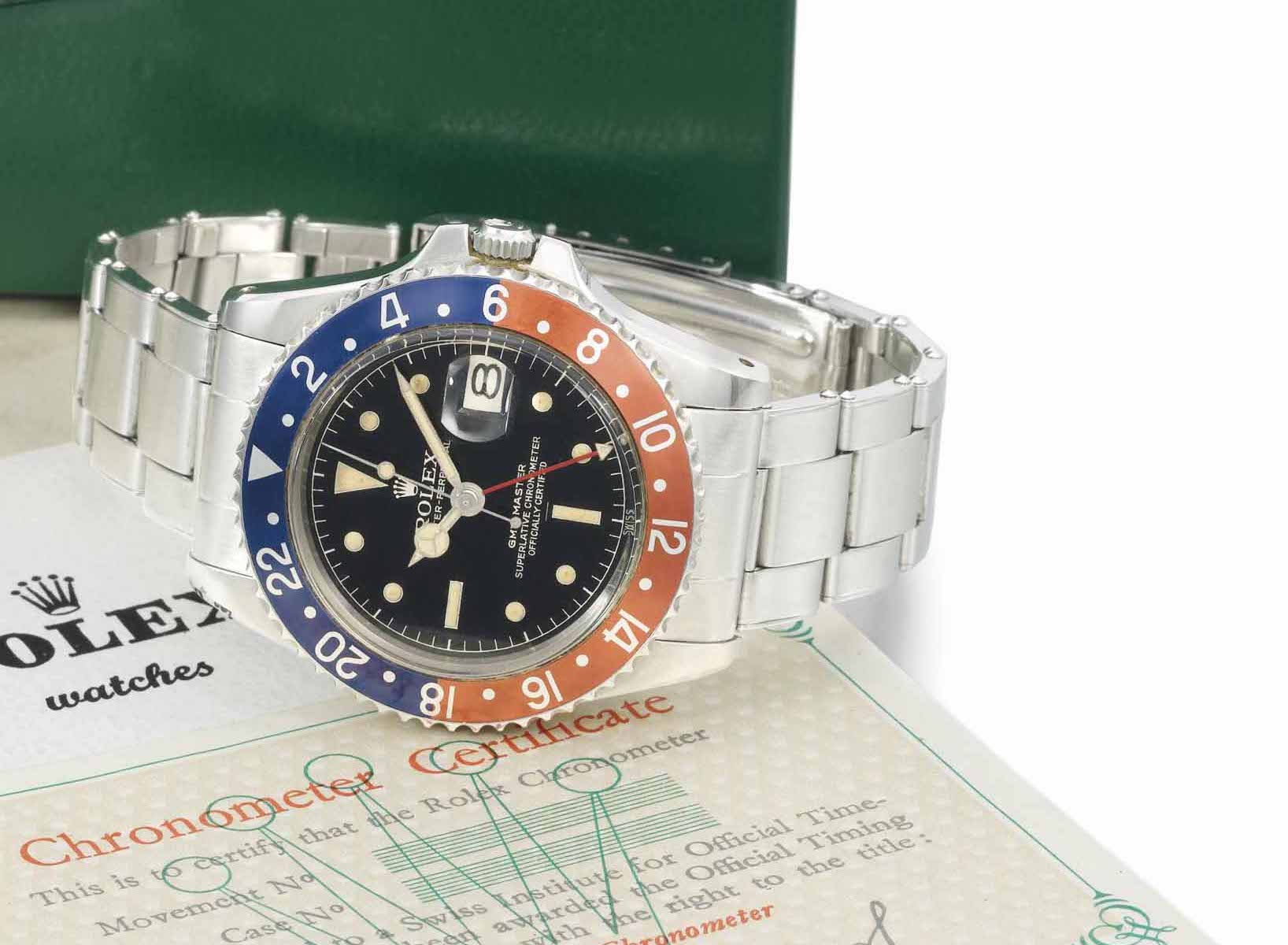 Rolex gmt pepsi storia sale