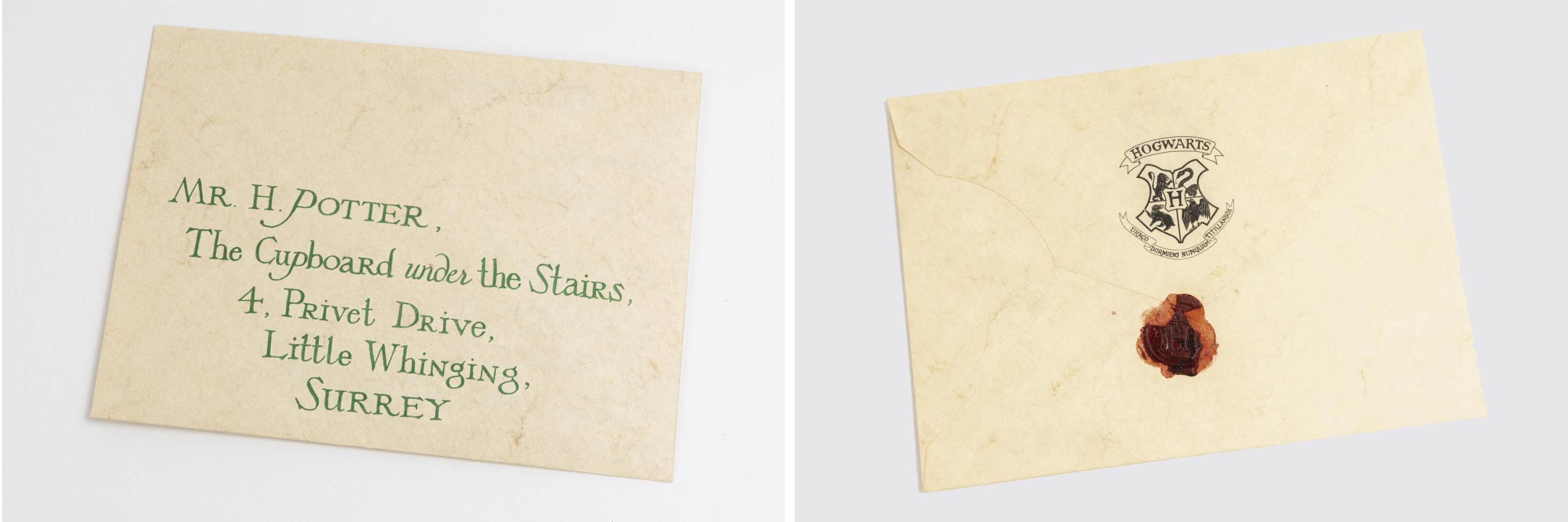 Harry Potter Cofanetto di carta con lettere Hogwarts, set di