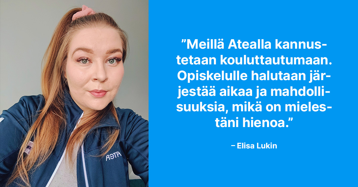Atean työntekijä, Elisa Lukin