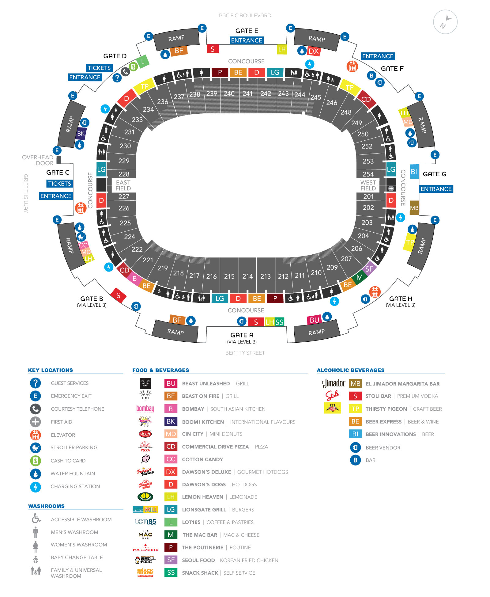 bc stadium seating map