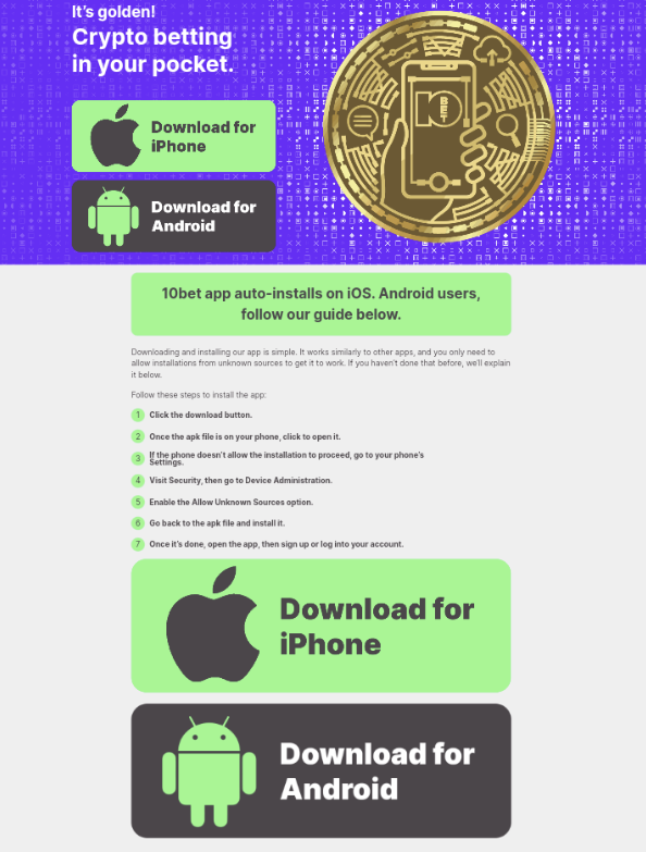 10bet mobile app