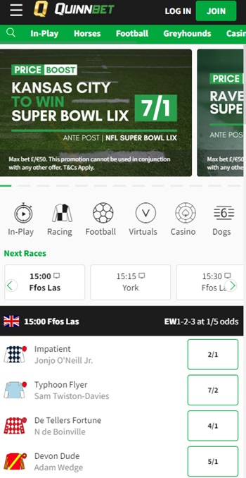 QuinnBet Sportsbook