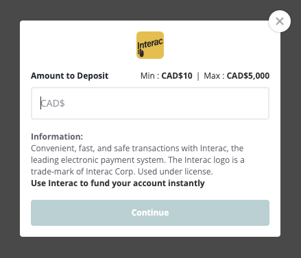 deposit options Novibet