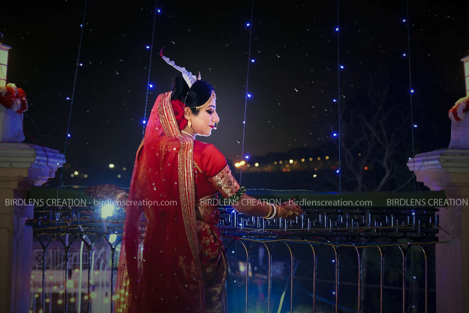 gorgeous bride's back pose