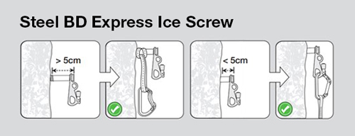 Steel BD Express Ice Screw