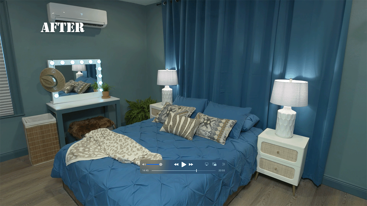 Mitchell Family Primary Bedroom after Military Makeover