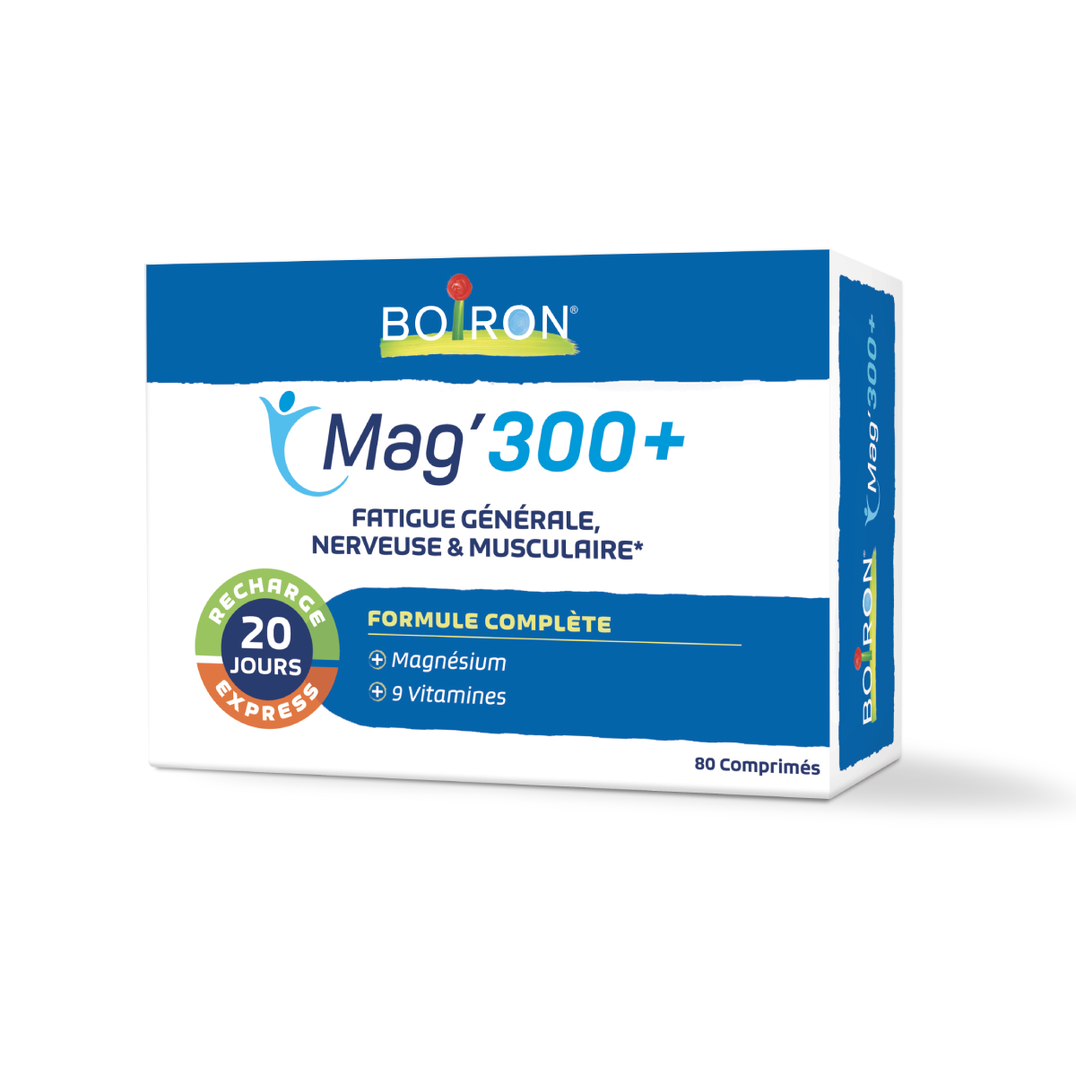 Améliorer fatigue générale - Mag'300+ 80 comprimés Boiron