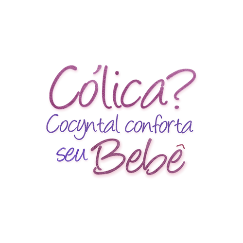 Cólica? Cocyntal conforta seu bebê.