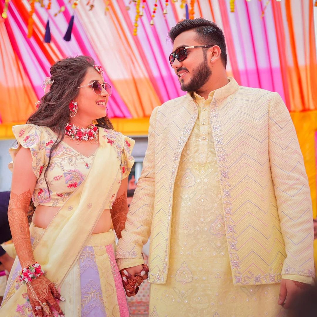 PAstel lehenga