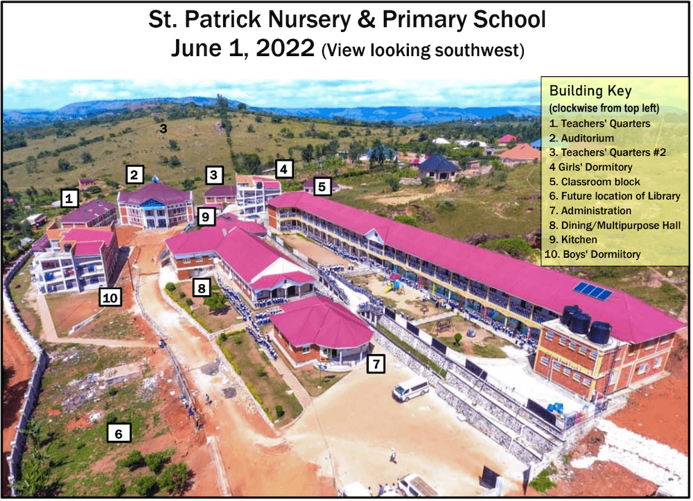 St. Patrick Nursery & Primary School campus as of June 1, 2022