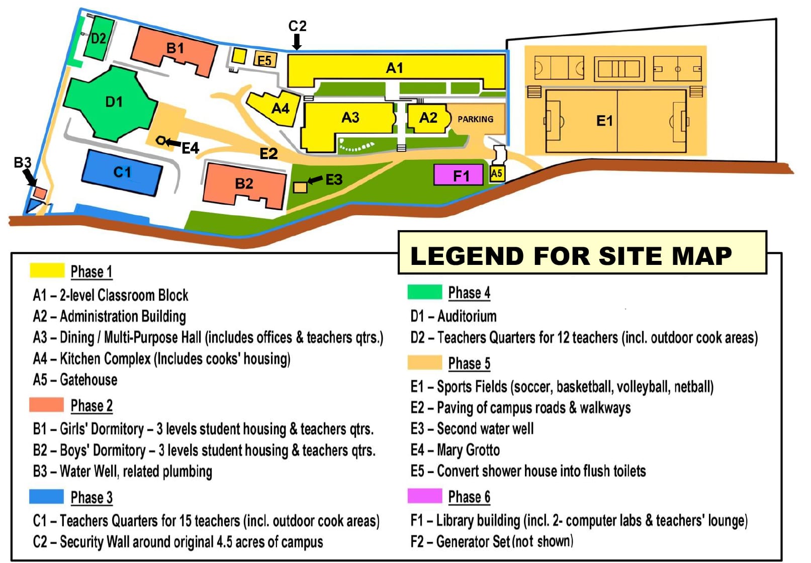 St. Patrick Nursery & Primary School, Day & Boarding Site map