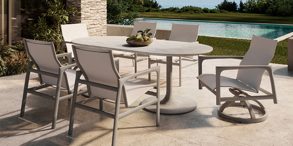 Castelle Berkeley Sling Dinning Collection