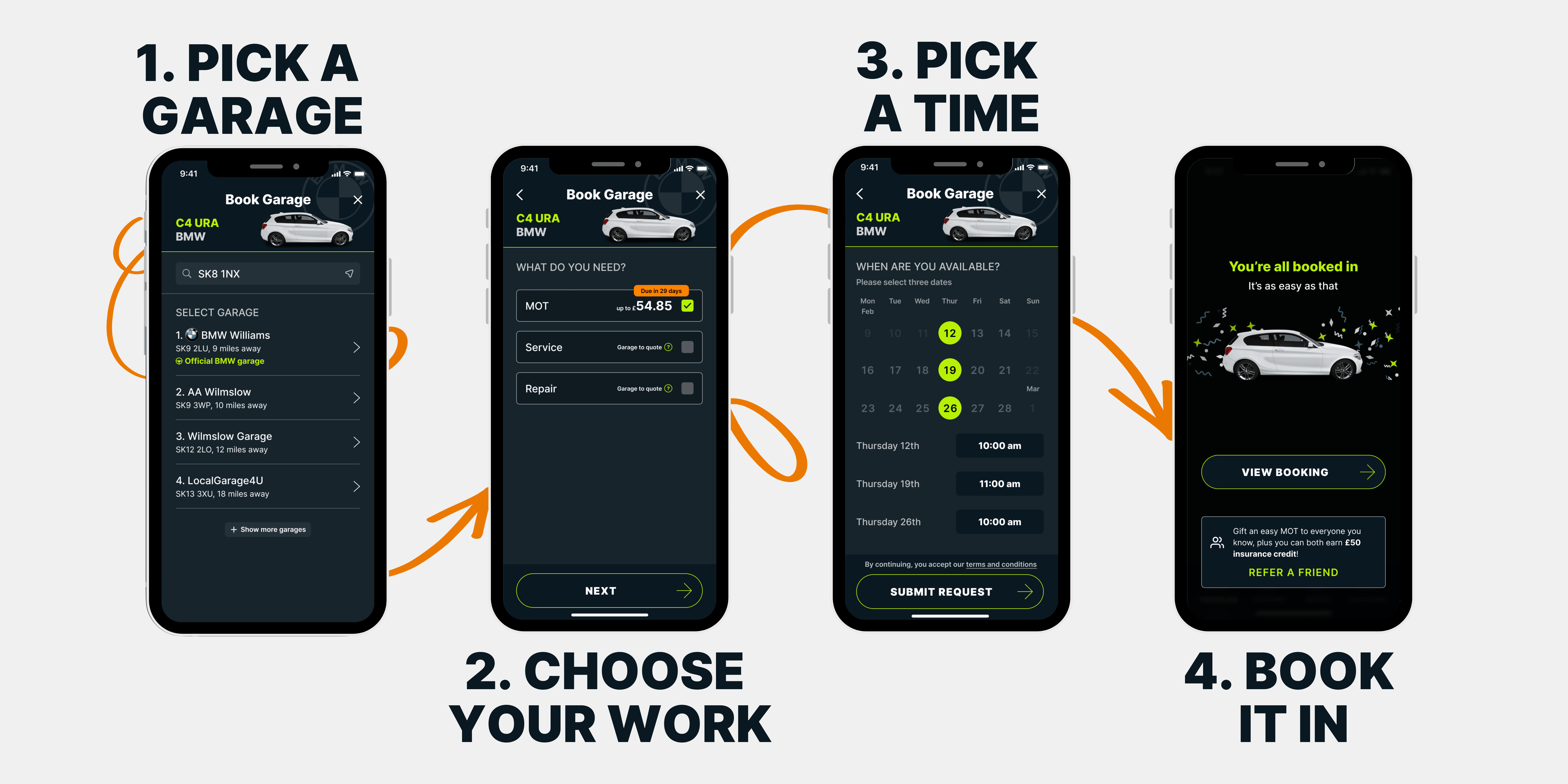 Book an MOT near you | Caura