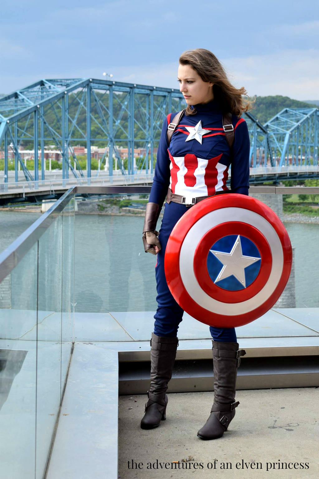 captain american female captain cosplay photo costume idea