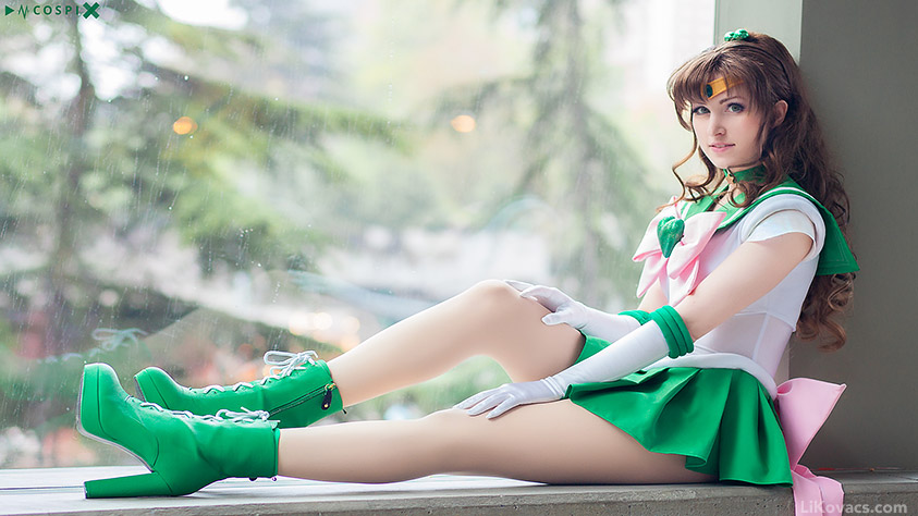 Sailor jupiter from sailor moon used cosplay costume