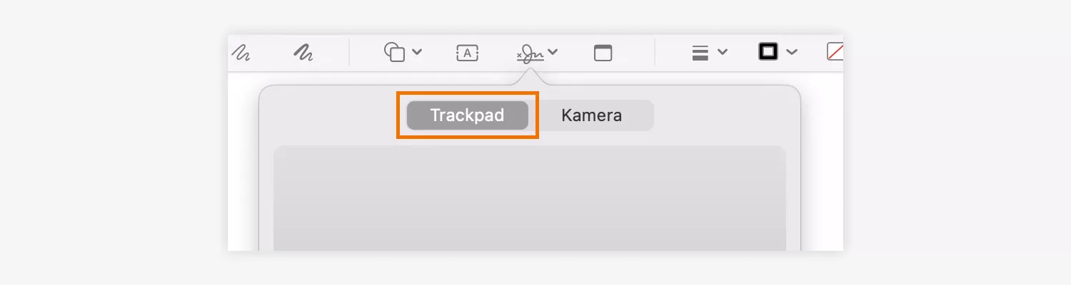 Auch Trackpad klicken 