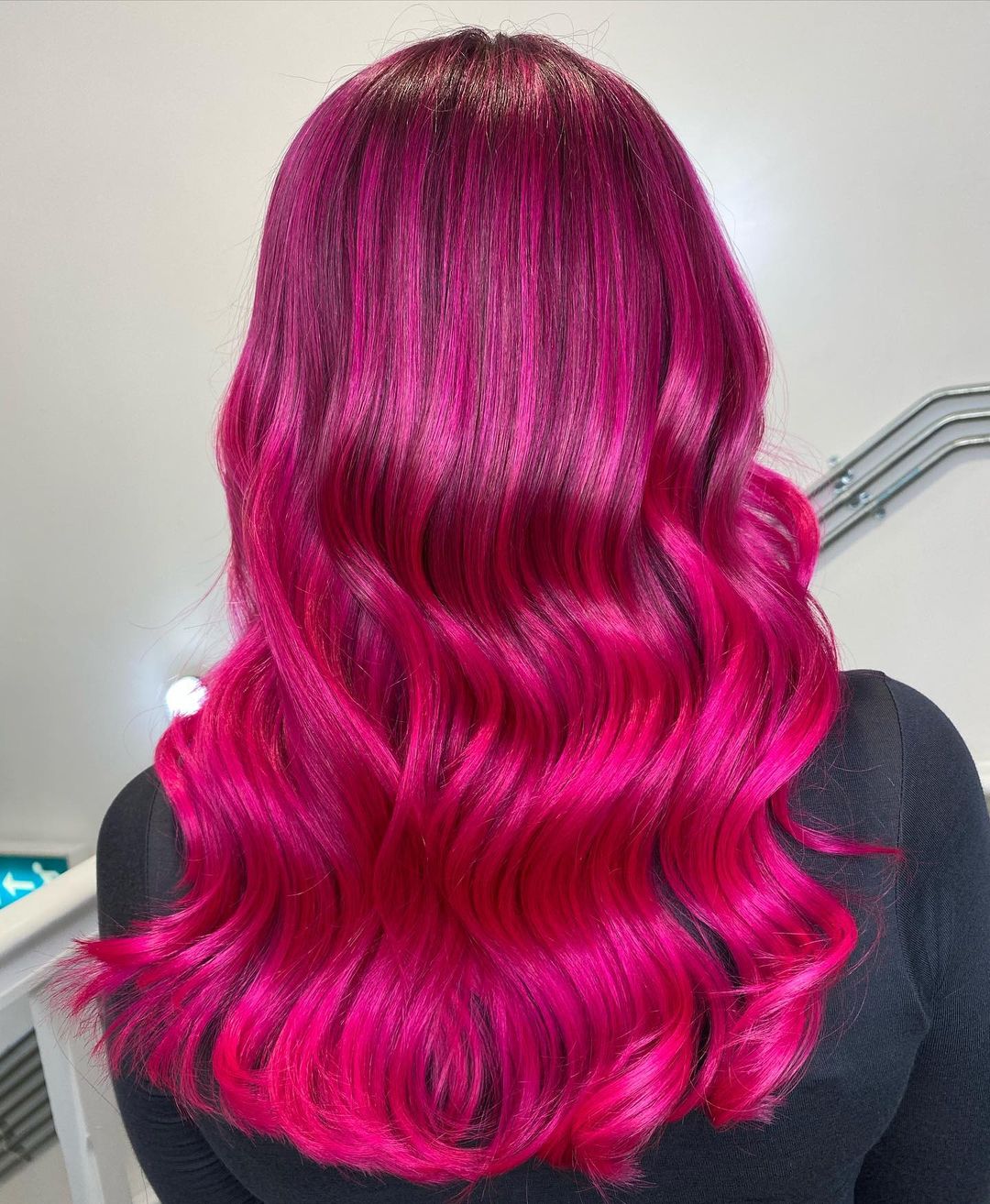 pastel pink ombre hair