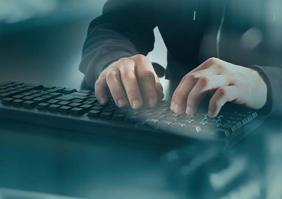 close up of keyboard