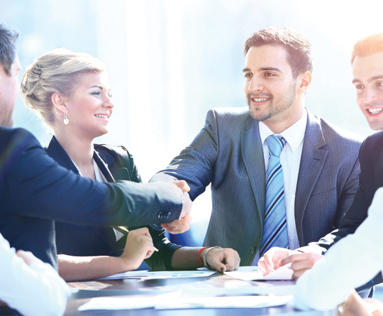 coworkers in a meeting