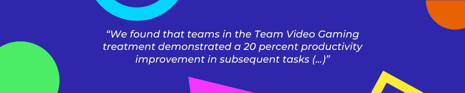 Teams can improve productivity by 20%