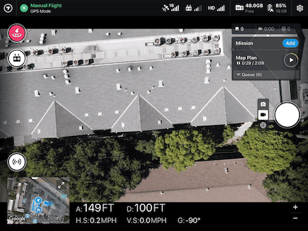 Users can now zoom in while flying in manual mode with DroneDeploy.