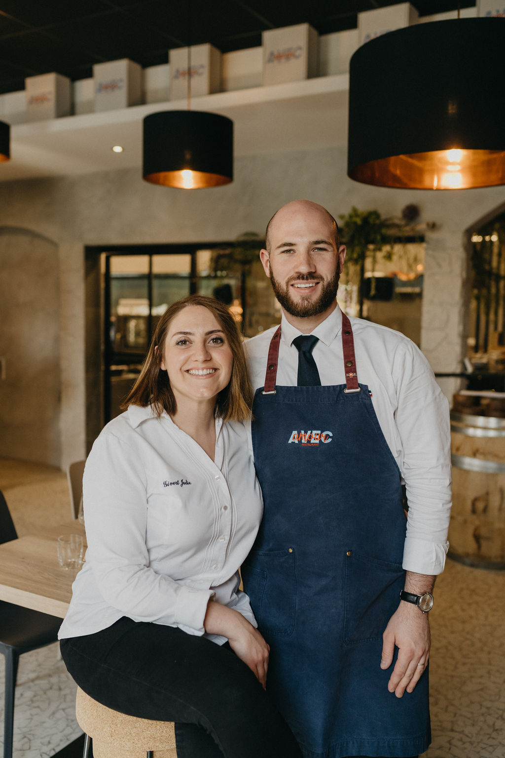 Les chefs du restaurant Avec Amour