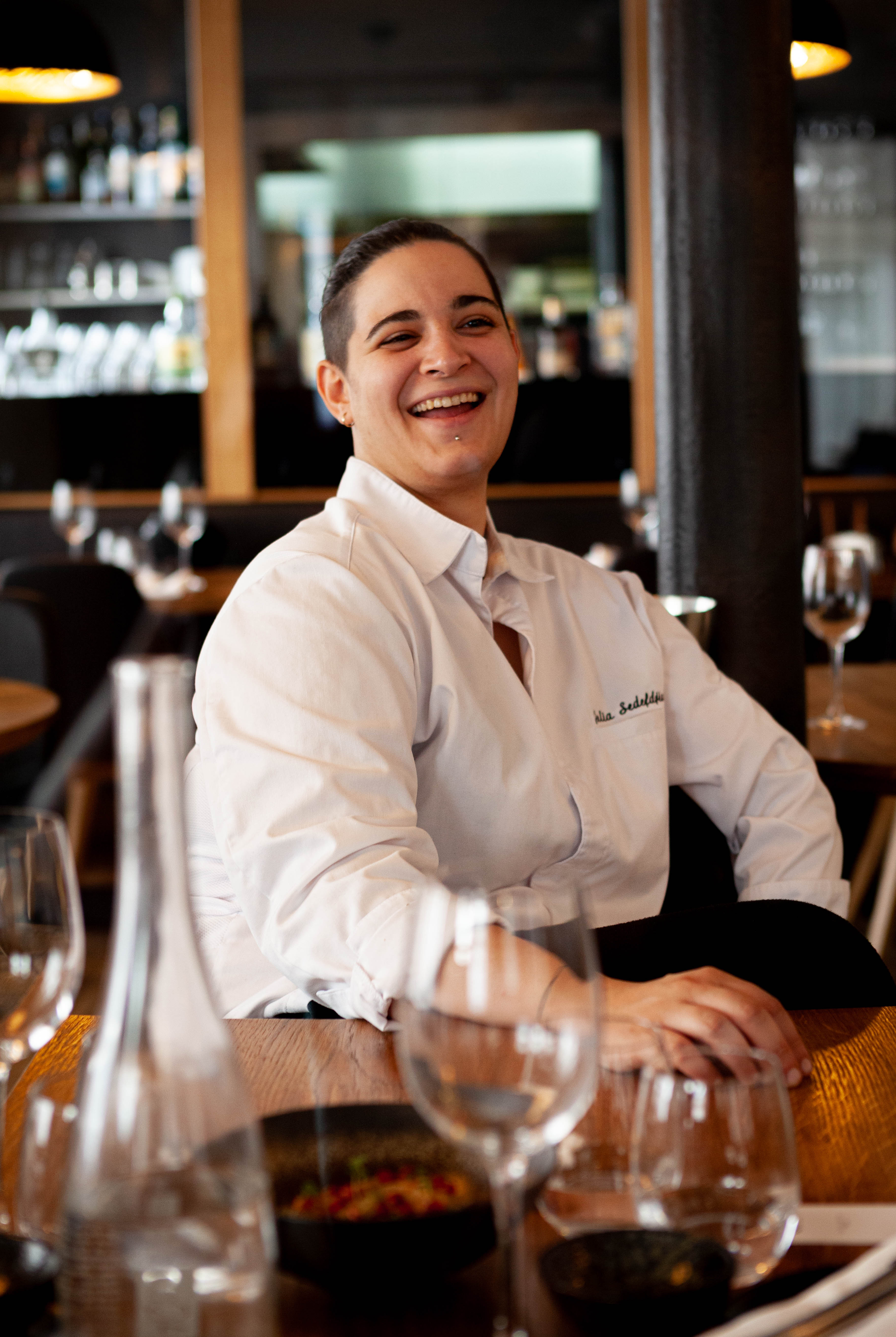 La cheffe du restaurant Baieta, Julia Sedefjian