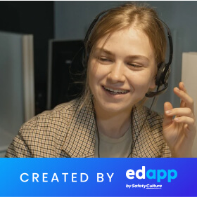 EdApp Training courses on customer service skills - Call Center Customer Service