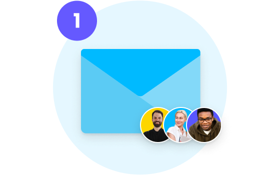 1. Invite a reviewer via email