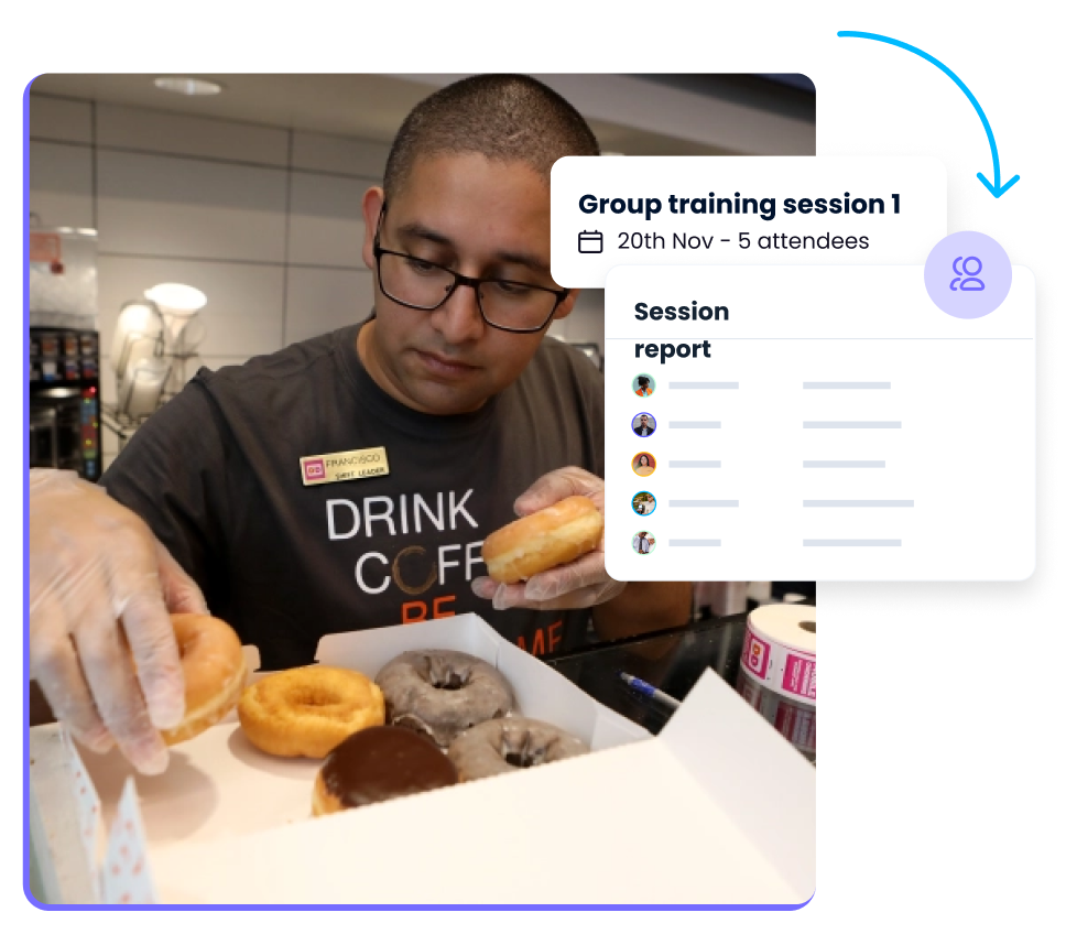 QSR Training Dunkin Donuts crew EdApp The Mobile LMS