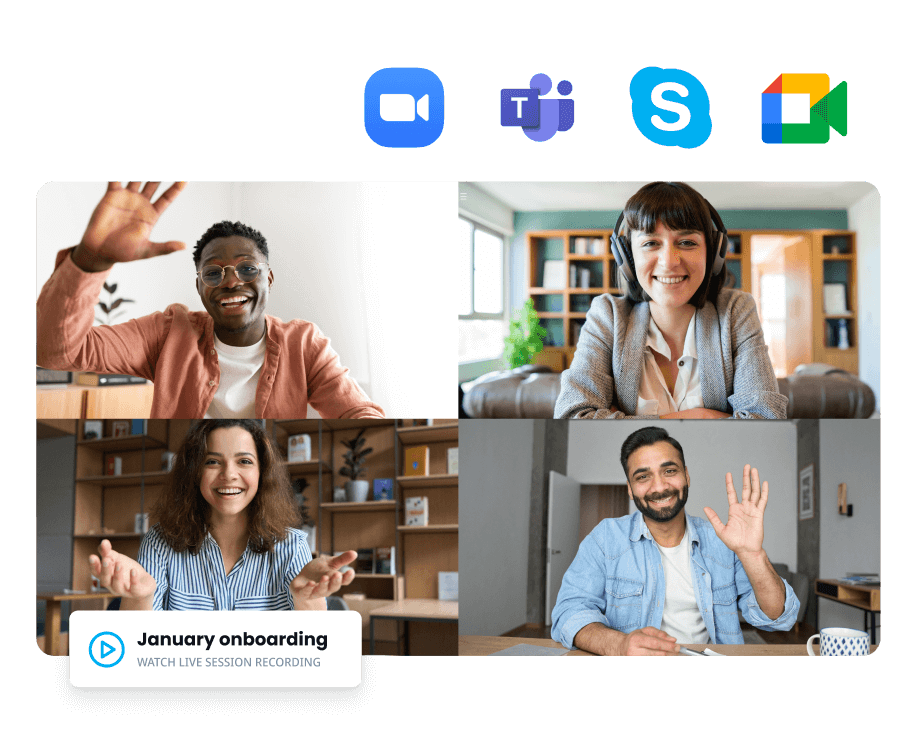 Video conferencing with Zoom, Google hangounts, Skype and Microsoft